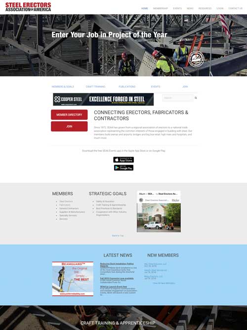 SEAA Website Redesign